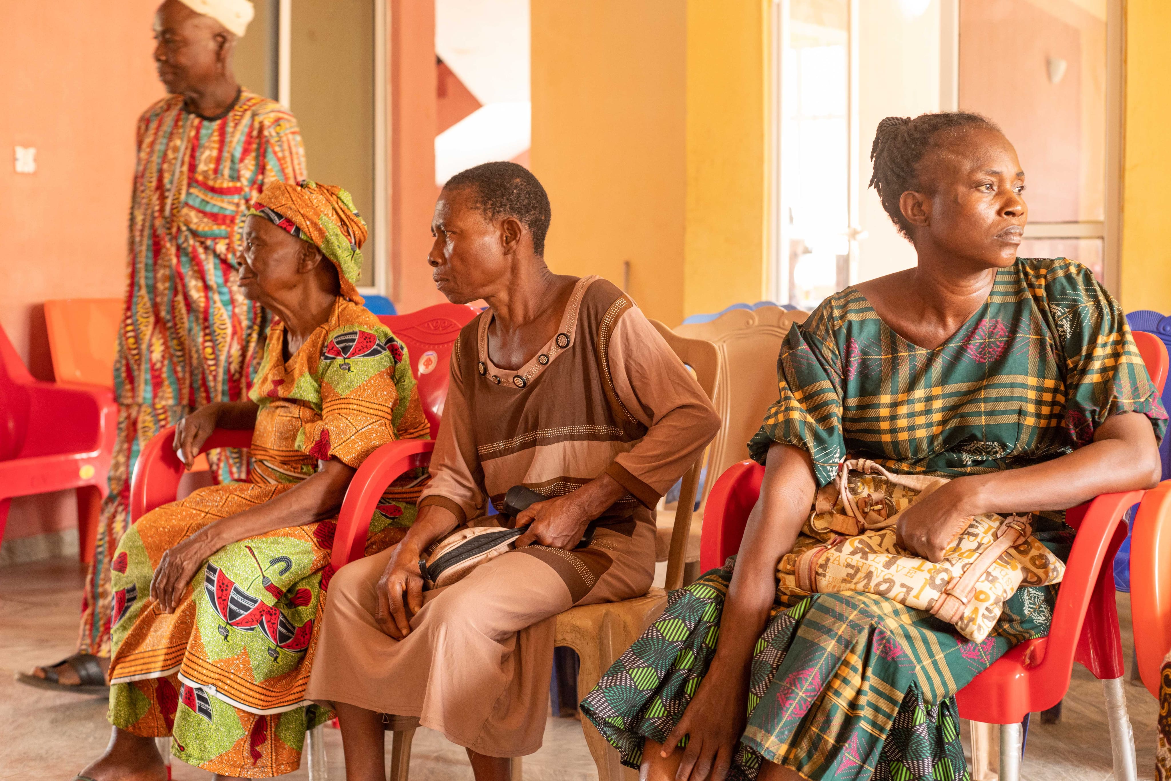 Background image of people